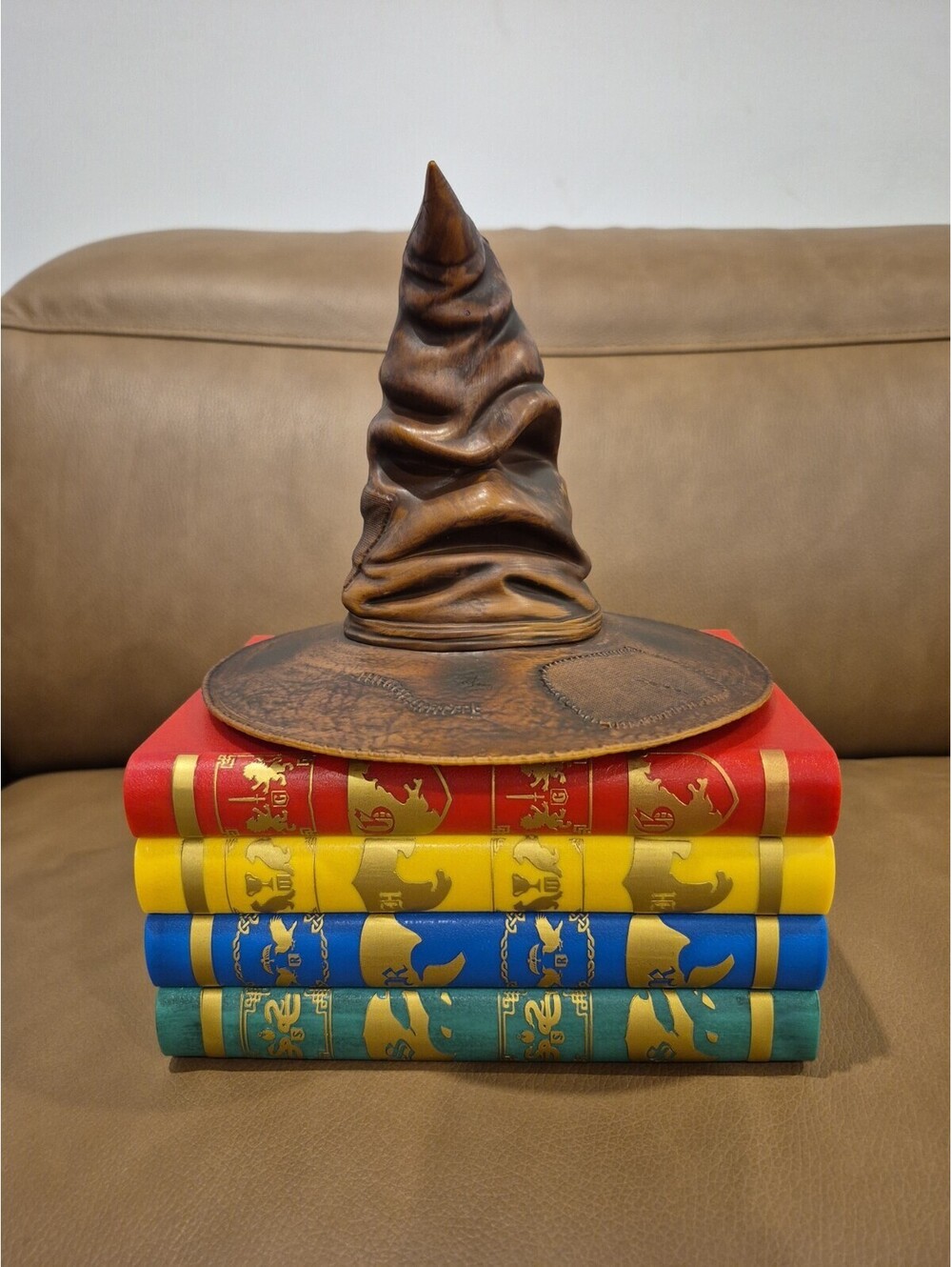 Movie Harry Potter 25th Anniversary Brown Sorting Hat Popcorn Tin Bucket NEW